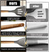 Kitchen Utensils Set, Silicone Cooking Utensils Set,Non-Stick Silicone Spatula Set with Natural Acacia Hard Wood Handle, 5 Piece, Upgraded Thicken...