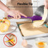 U-Taste Heat Resistant Silicone Spatula - 480ºF Hot-Proof Food Grade Kitchen Baking Bowl Scraper, Flexible and Sturdy Rubber Cooking Utensil for M...