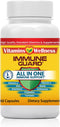 -10 in 1- Made in USA Immune Support Supplement–Elderberry Immune Guard and Booster with Zinc and Vitamin C, Vitamin B6, Turmeric, Garlic, Echinac...