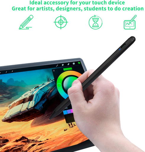 Stylus Pen for Chromebook, Active Capacitive Digital Pencil Compatible with Chromebook Stylus,Good for Sketching and Note-Taking Pens,Black...