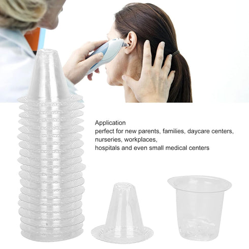 Hilitand Disposable Ear Thermometer Probe Covers, 20pcs Ear Thermometer Probe Covers Refill Lens Filters Disposable Covers for Digital Ear...