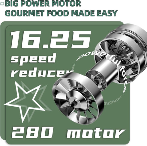 3 Speed Hand Mixer with Flex Edge Beaters-HM903 (Green)...