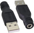 (2 Pack) USB to DC 3.5×1.35mm Power Adapter 5 Volt USB 2.0 A Male to DC 3.5×1.35 mm Female Jack DC 5V Barrel Power Plug Charger Cord Connector for...