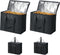 20LBs Black Wood Pellet Storage Containers for Smoker, Fuel Pellet Storage Bag for outdoor, 2Pack...