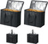 20LBs Black Wood Pellet Storage Containers for Smoker, Fuel Pellet Storage Bag for outdoor, 2Pack...
