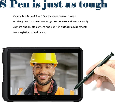 Galaxy Tab Active 4 Pro Pen for Samsung Galaxy Tab Active4 Pro Replacement Pen for Samsung Galaxy Tab Active 4 Pro Stylus T630 T638 T636 Pen(Black...