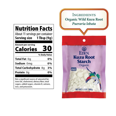 Eden Kuzu Root Starch, Organic, 3.5 Ounce...