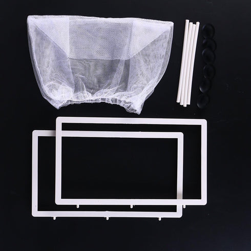 Large Breeder Net for Fish Tank Fish Hatchery Separation Net Mesh Fish Breeding Box with Suction Cup for Aquarium...