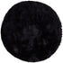uxcell Faux Fur Round Rug,Fluffy Area Mat,Fluff Rugs for Bedroom Floor Sofa Living Room 2 x 2 Feet Black...
