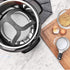 Pressure Cooker Sling, Silicone Bakeware Sling for 3Qt Instant Pot, Multi-function Cooker Anti-scalding Bakeware Lifter Steamer Rack, BPA-Free Sil...