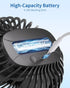 Portable Clip on Fan, Small Powerful Wind Cooling Desk Fan, 3 Speed Quiet Personal Fan with Clip, 360° Rotatable Battery Operated Rechargeable Min...