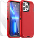 AICase for iPhone 13 Pro Case(6.1") with Glass Screen Protector, Heavy Duty Drop Protection Full Body Rugged Shockproof/Dust Proof Military Protec...