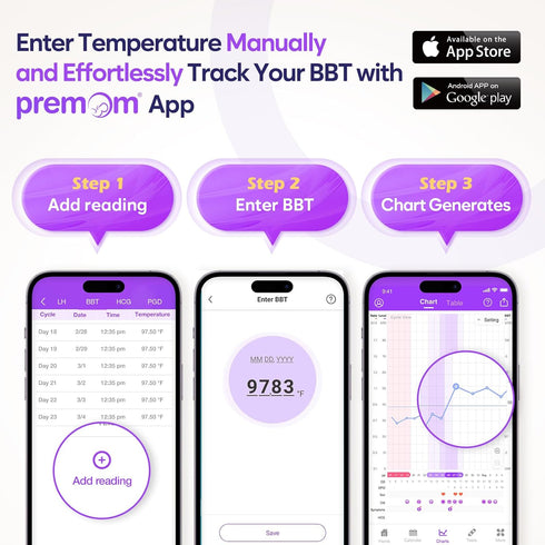 Easy@Home Basal Body Thermometer: BBT for Fertility Prediction with Memory Recall- Accurate Digital Basal Thermometer for Temperature Monitoring w...