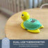 Dreambaby Baby Bath & Room Thermometer - Floating Turtle Toy for Water Temperature Monitoring - Turtle Temperature Monitoring for Newborns, Infant...