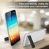 Ultra-Thin Cell Phone Holder, Adjustable Mini Alloy Phone Kickstand Portable Foldable Phone Stand Adjustable Angle for Mobile Phone Tablet Univers...