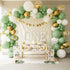 Green Balloon Garland Kit with Sage and Olive Balloons - 112pcs Sage Green Balloons with Gold Butterfly for Weddings, Baby Showers, Birthdays, and...
