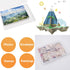 4 Pack Scrapbooking Paper Storage File Boxes B6 Plastic Box for Documents Magazines Paper Photos Stamps Cards Envelope Protector Office Supplies F...