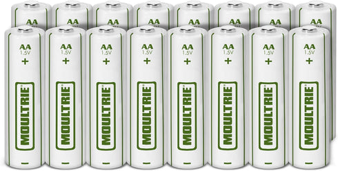 Moultrie AA Batteries, White (MCA-13295) 16 Count (Pack of 1)...
