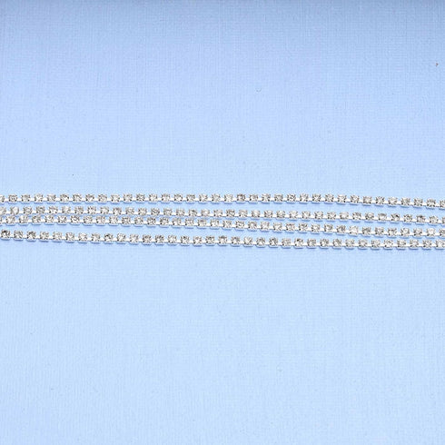Bling Tennis Chain Necklace Silver Long Rhinestone Choker Necklace CZ Lariat Y Necklace Tie Up Necklace for Women and Girls Nightclub Body Chain J...