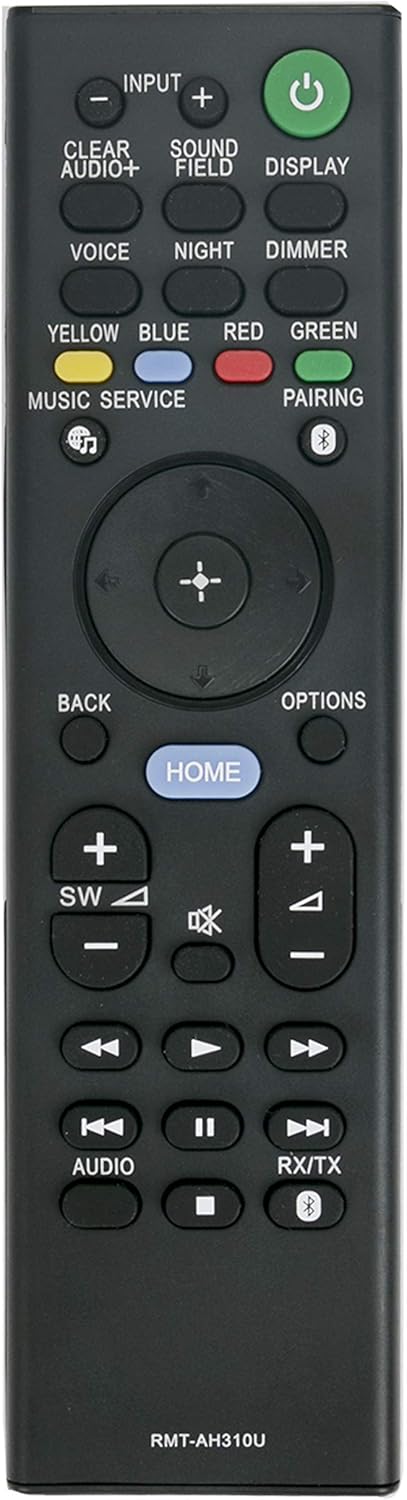 RMT-AH310U Replaced Remote fit for Sony Sound Bar HT-MT500 SA-CT800 SA-MT500 SA-ST5000 HT-CT800 HT-ST5000 HTCT800 HTST5000 HTMT500 SACT800 SAMT500...