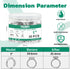 30PCS 1 Pex Crimp Ring,304 Stainless Steel Pex Cinch Clamps,Single Ear Hose Clamps for Pex Fittings Pipe Tubing...