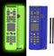 2 Pack XFinity Comcast XR15 Voice Remote Case Cover, Protective Lightweight Shockproof with Lanyard (Blue and Glowing Green)...