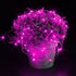 CYLAPEX 6 Pack Pink Fairy Lights String Battery Operated Fairy Lights Firefly Lights LED Starry String Lights 3.3ft 20 LEDs Silvery Copper Wire fo...