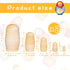 2 Sets Unpainted Nesting Dolls Blank Russian Nesting Dolls Personalize Create Your Own Christmas Russian Doll Wooden Matryoshka DIY Dolls Kit for ...