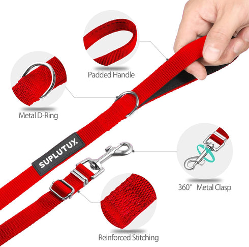 Long Leash for Dog Training - 50ft Adjustable Obedience Recall Dog Training Leash for Large Medium Small Dogs with Storage Pouch...