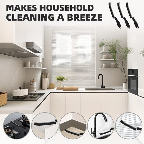 Cleaning Brush, 3 Pcs Hard Bristle Crevice Cleaning Brush, Grout Cleaning Brush, Scrub Brush for Tile Grout Crevice, Gap Cleaning Tools for Bathro...