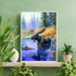 UPABLUNSO Moose Diamond Painting Kits, 5D Diamond Painting Kits for Adults, Diamond Art Diamond Dots Round Full Drill Diamonds Diamond Art Kits Cr...