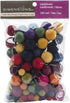 Dimensions Crafts Assorted Wool Balls for Needle Felting, 115 pcs...