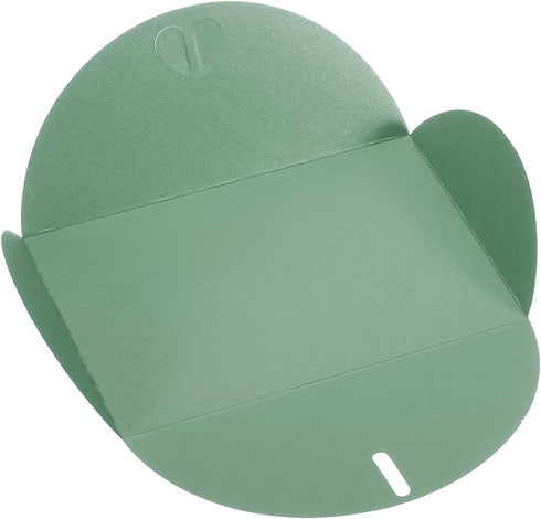 PATIKIL Gift Card Envelopes, 24 Pack Heart Shaped Clasp Photo Gift Card Holders Mini Envelope for Birthdays Weddings, Dark Green...