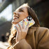 HAOPINSH for iPhone 15 Plus Wallet Case with Card Holder, Floral Flower Pattern Back Flip Folio PU Leather Kickstand Card Slots Case for Women Gir...