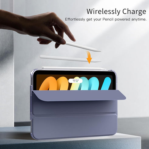 MoKo for iPad mini 7 (A17 Pro) Generation Case 2024, iPad mini 6 Case 2021, 8.3-inch Slim Lightweight Protective Hard Back PC Shell Stand Cover Su...