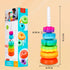 Spinning Stacking Toys for Babies 12+ Month Ring Stacker Stacking Toys for Toddlers 1-3 Montessori Toys,Educational Learning Sensory Toys for Kids...