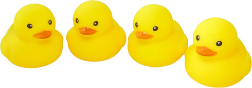 Duck Dog Toy Water Floating Bath Rubber Toys for Dogs Cats 4 Pack...
