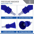 ESSENTIAL WASHER Pressure Washer Nozzle Guard With 4.0 Nozzle Size And 40° Angle | Stainless Steel Quick Connect Power Washer Nozzle...