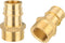 (Pack of 2) EFIELD Pex A Full Flow Expansion Brass Fittings 1 inch Pex x 3/4 inch Female NPT Adapter, ASTM F1960 For Pex A Tubing Pipe Only (2)...
