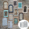 Door Window Cutting Die Cuts, DIY Crafts Template Door Window Scrapbook Cards Cutting Dies Cut Stencils for DIY Embossing Card Making Decorative P...