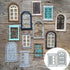 Door Window Cutting Die Cuts, DIY Crafts Template Door Window Scrapbook Cards Cutting Dies Cut Stencils for DIY Embossing Card Making Decorative P...