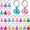 Bells for Dog Collars, 24 Pack Pet Cat Puppy Dog Bells for Collar Metal Jingle Bells Loose Beads Festival Party Decoration Charm Training Pet Pend...