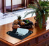 Leather Storage Tray,Phone Watch Jewelry Coin Organizer,Dresser Valet Tray for Men(Black)...