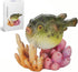 Gemini&Genius Pufferfish Toys for Kids, Realistic Puffer Fish Action Figures, Blowfish Toys, Under The Sea Life Figure Educational Gifts, Displays...