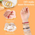 TsMADDTs Bracelet Making Kit, Friendship Bracelet Kit with Clay Beads, Glass Beads, Letter Beads with Golden Pendant and Elastic Strings for DIY C...