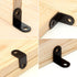 20 PCS L brackets Corner Brace, (1x1 inch, 26x26 mm) Small L Bracket Iron Metal Corner Bracket, 90 Degrees Right Angled Corner Bracket for Wood Sh...