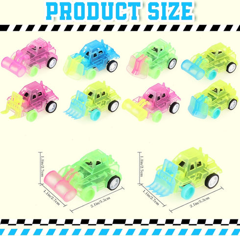 28 Pcs Construction Toys for Boys Kids 4-8 Construction Party Favors Mini Pull Back Vehicles Small Construction Excavator Truck Sand Toy for Pinat...