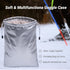 Puffer Ski and Snow Goggle Soft Case, Waterproof Microfiber Case Sleeve with Suede Interior for Goggles, Lens, iPad mini...