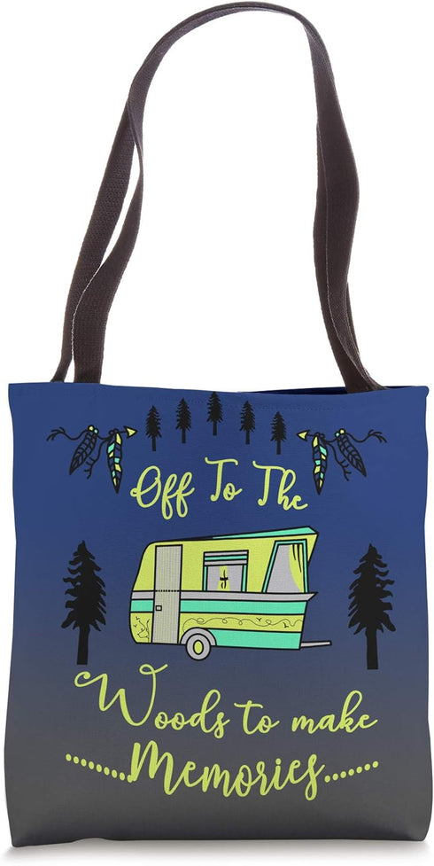 Forest Adventure Camping Gear Gifts That Camp Glampers Love Tote Bag...