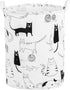 Foldable Baby Laundry Basket Hamper for Nursery Girl Boy kids Clothes laundry hamper basket Portable Tall Collapsible Cute Laundry Basket Organize...